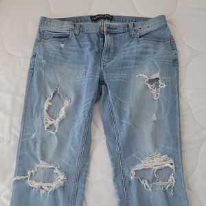 Express Girlfriend distressed jeans